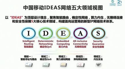 中国移动发布未来IP网络IDEAS关键技术白皮书